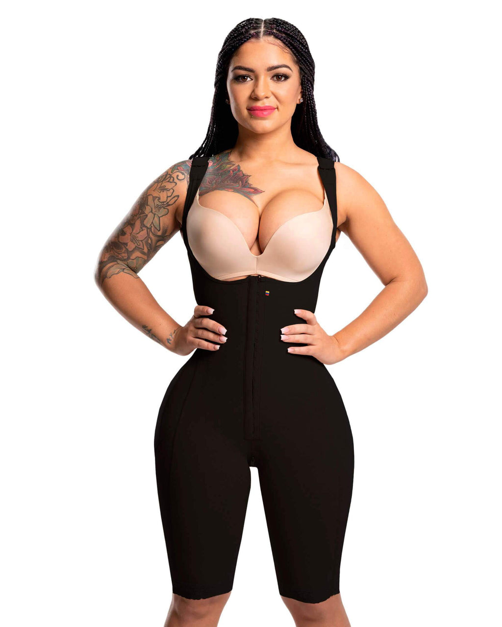 High Compression Tummy Control Slim Faja Body Shaper Black