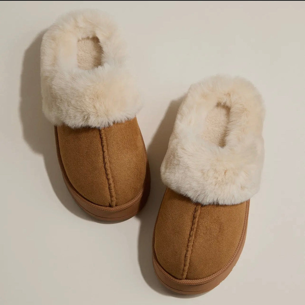 Foxy Lady Baddie Slippers Brown