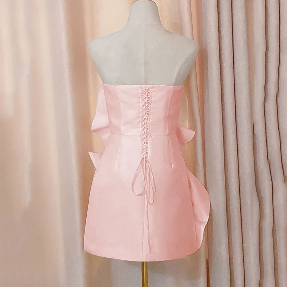 3D Flower Mini Dress