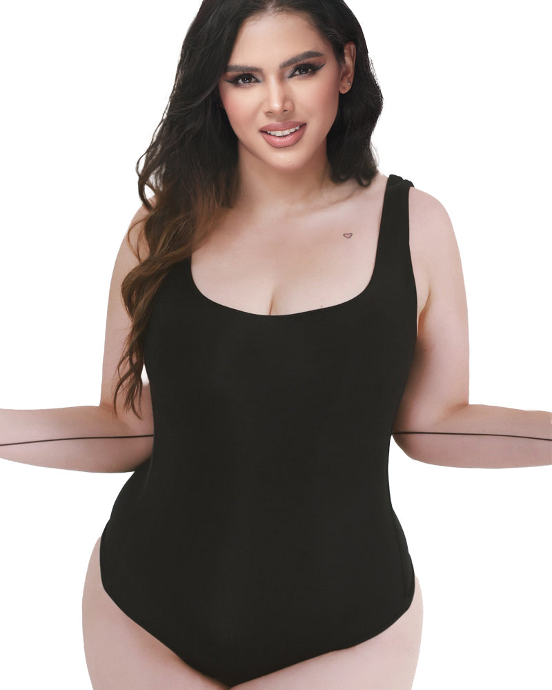 Women's Sexy Back Lace-up SeamlessTummy Control Bodysuit