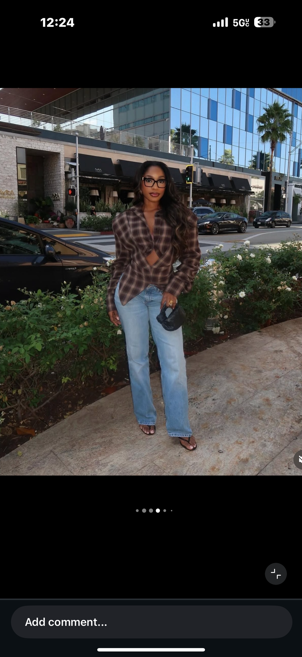 Buffalo Check Cinched Top
