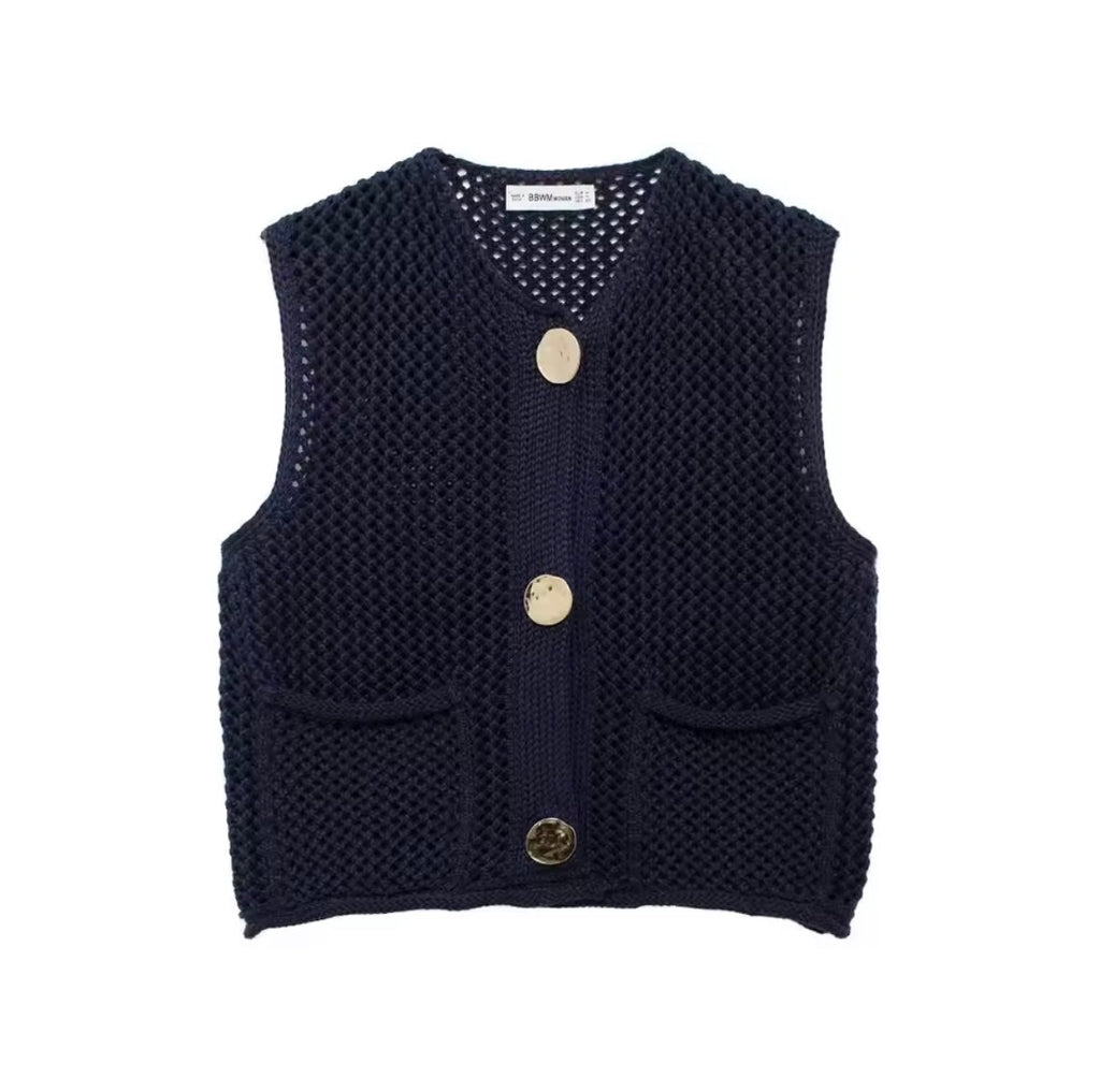 Knitted vest
