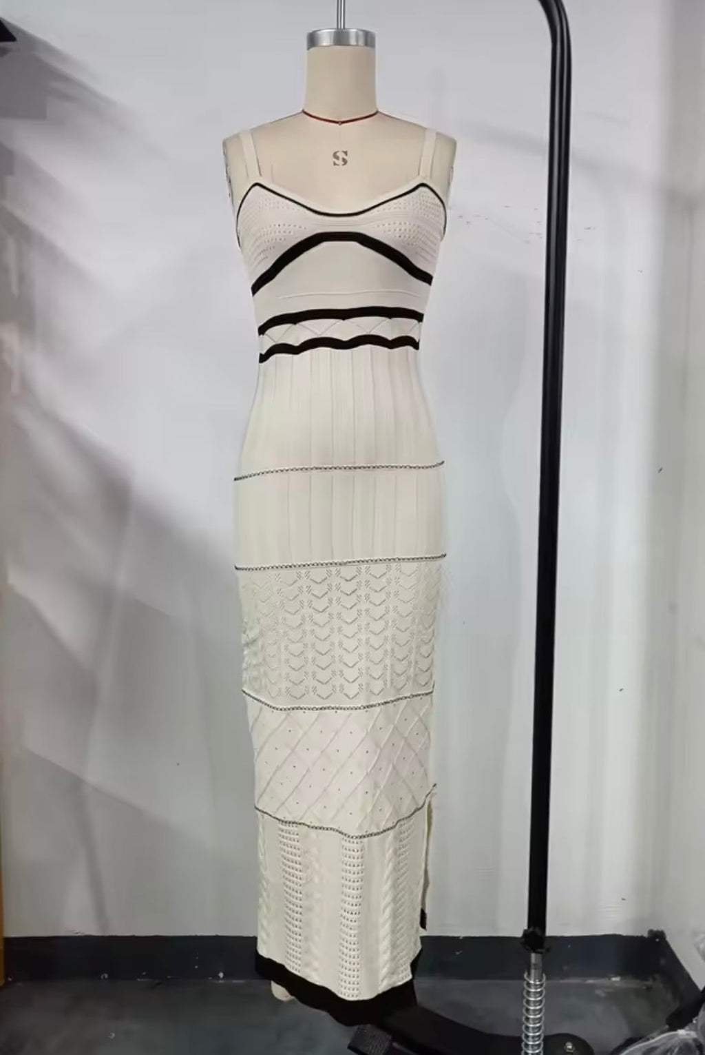Knit summer dress