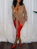 V-Neck Draped Top & Capri Pants Set