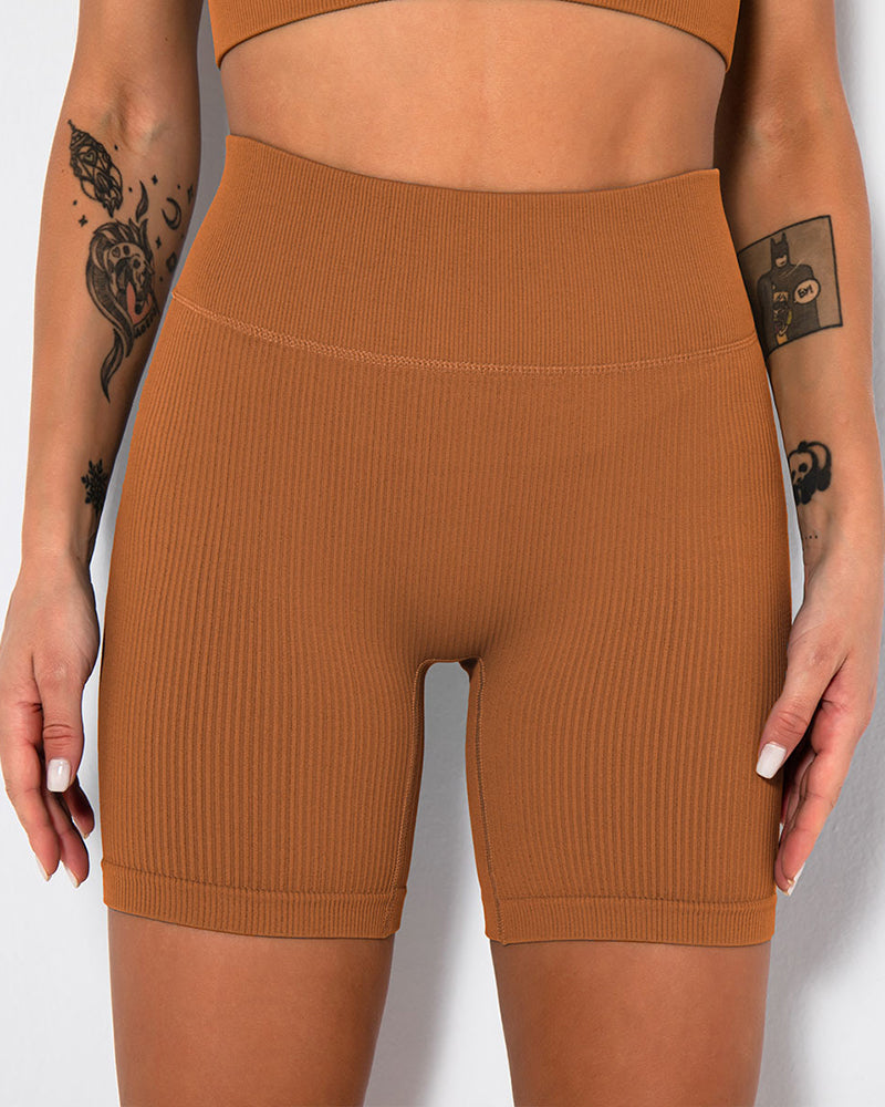 High Waist Fitness Pants Sports Running Yoga Shorts Peru