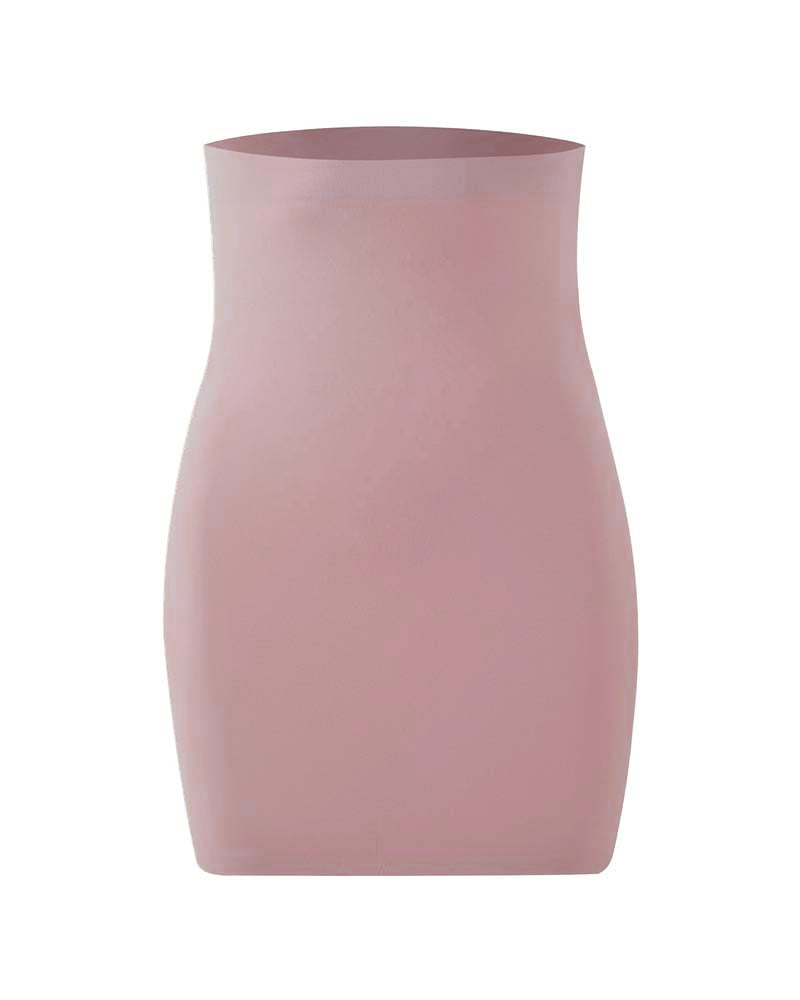 Seamless Butt-Lifting Shapewear Skirt RosyBrown
