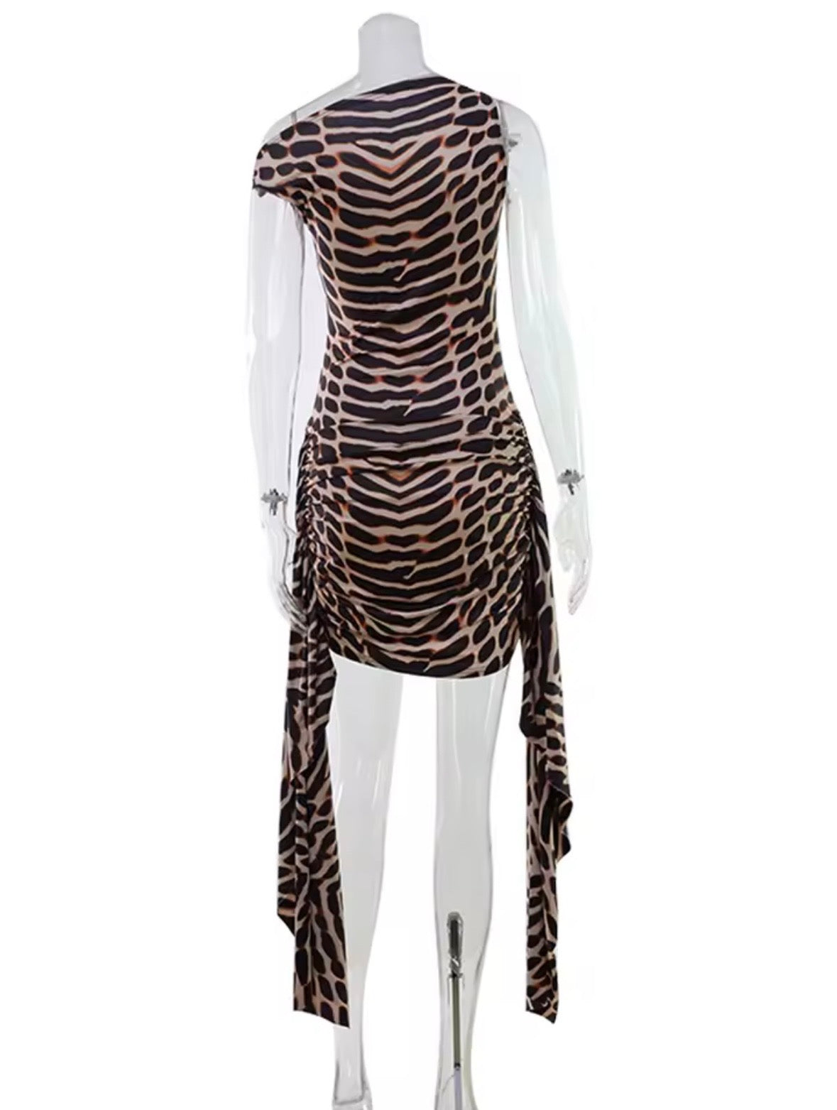 Animal print dress
