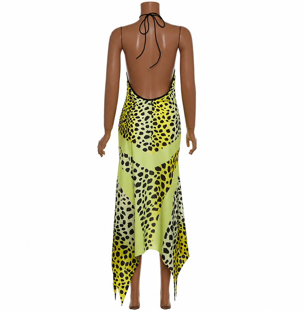 “SIENNA” WILD PRINT MAXI DRESS