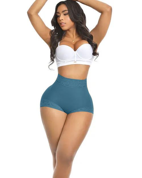 Valeria Booty Lifting Shorts Blue