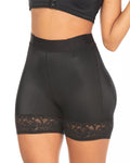 High Waist Butt Lifter Short W/ Natural Lift Black