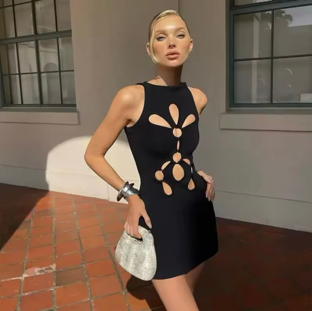 Cut out mini dress