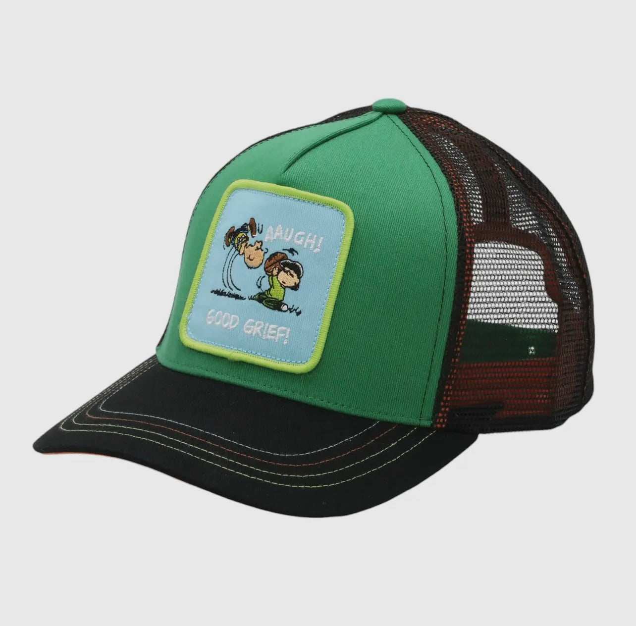 Good Grief Peanuts Baddie Trucker Hat Good Grief