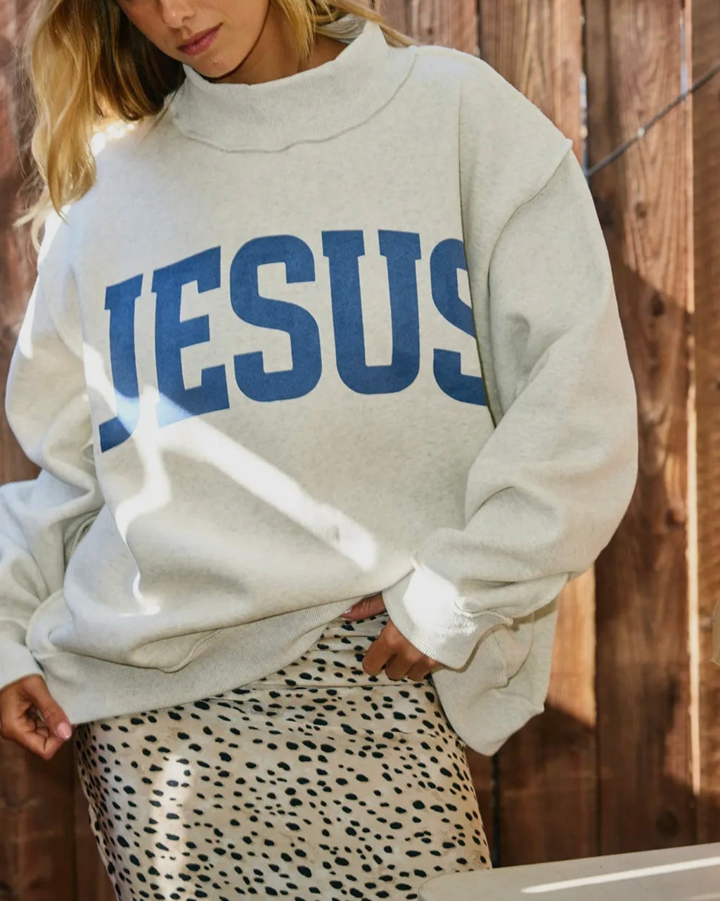 Good is Good & Jesus Reversible Sweater
