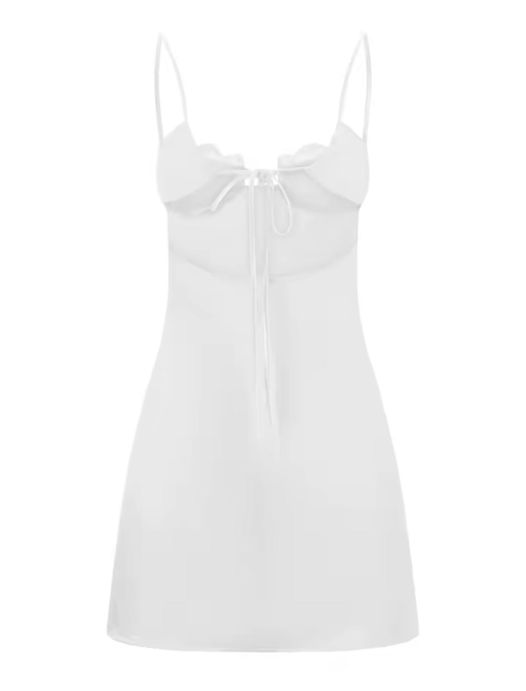 Mini satin dress