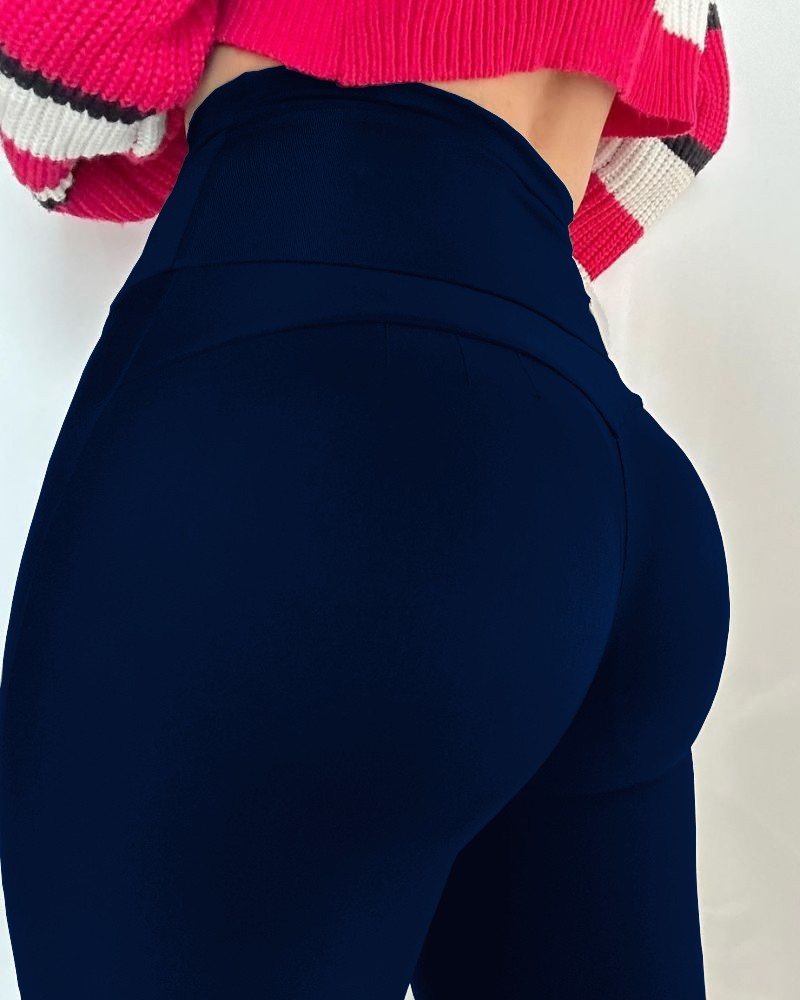 High Waist Tummy Control Fashion Leggings