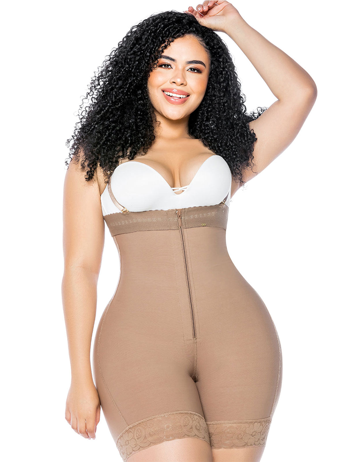 Butt Lifter Belly Control Panties Crotch With Zipper Lace Shapewear Peru
