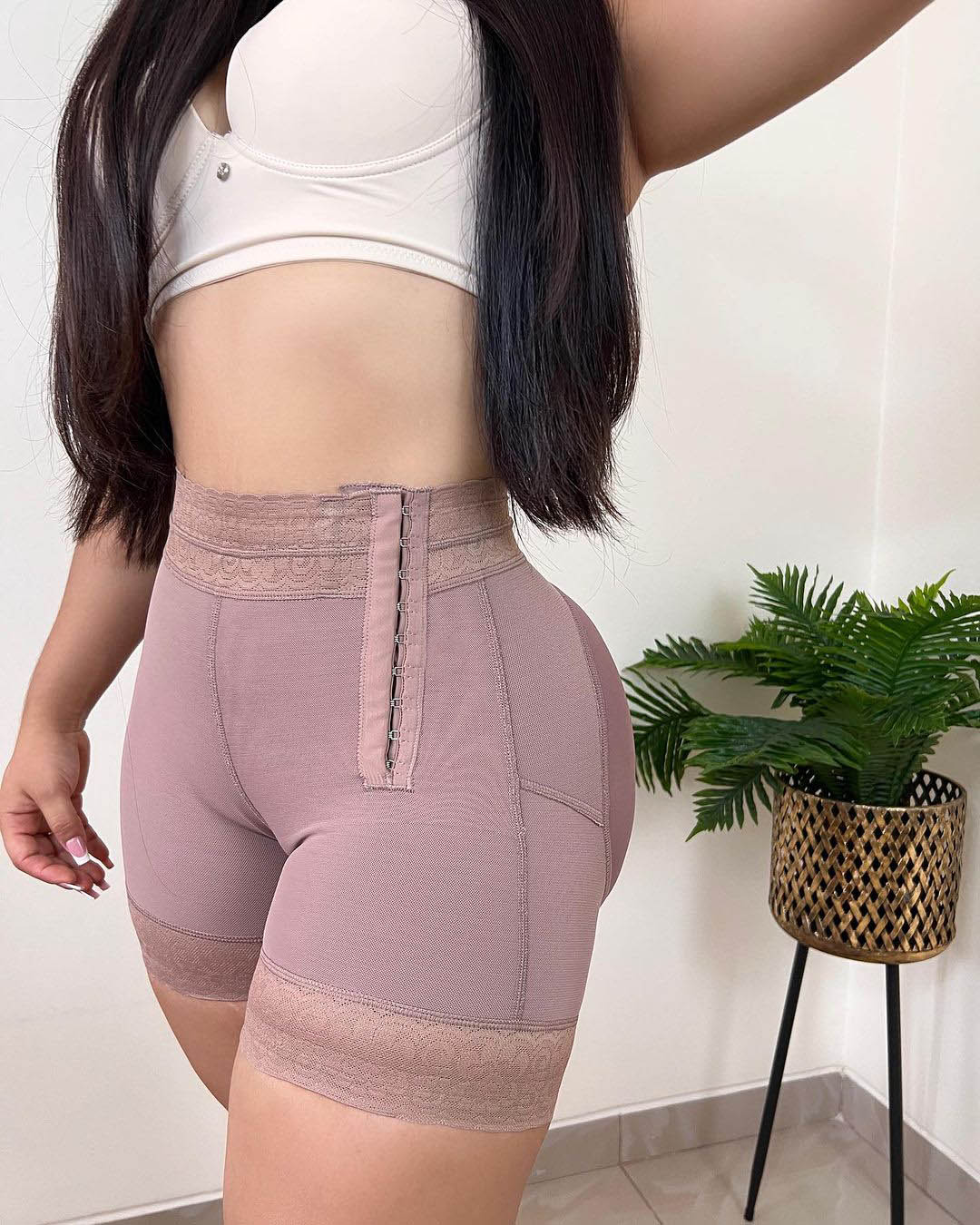 Tummy Control Shaper Short RosyBrown
