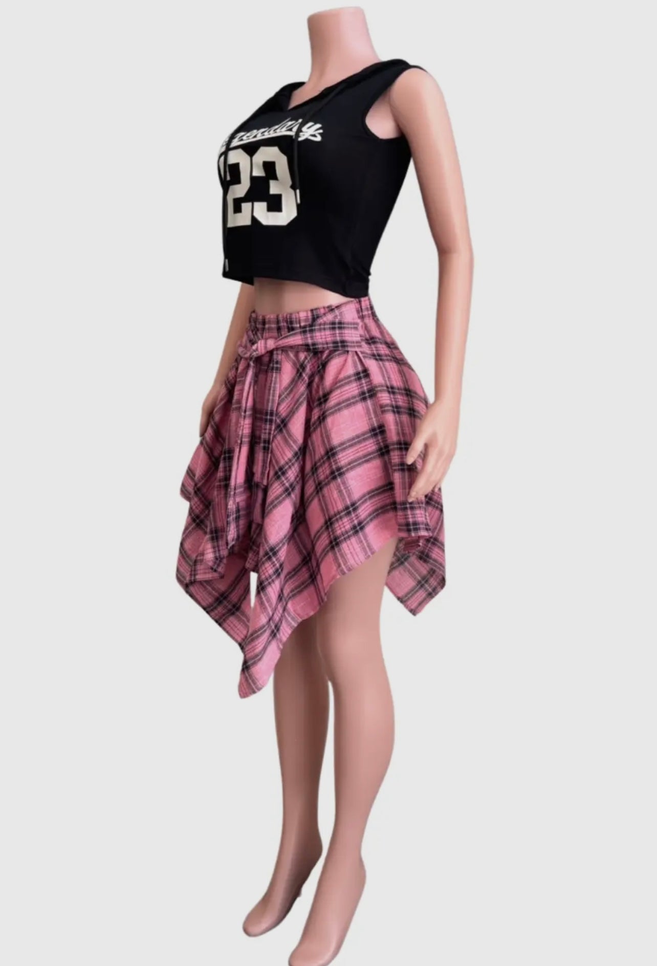 Pasha Handkerchief Baddie Skirt