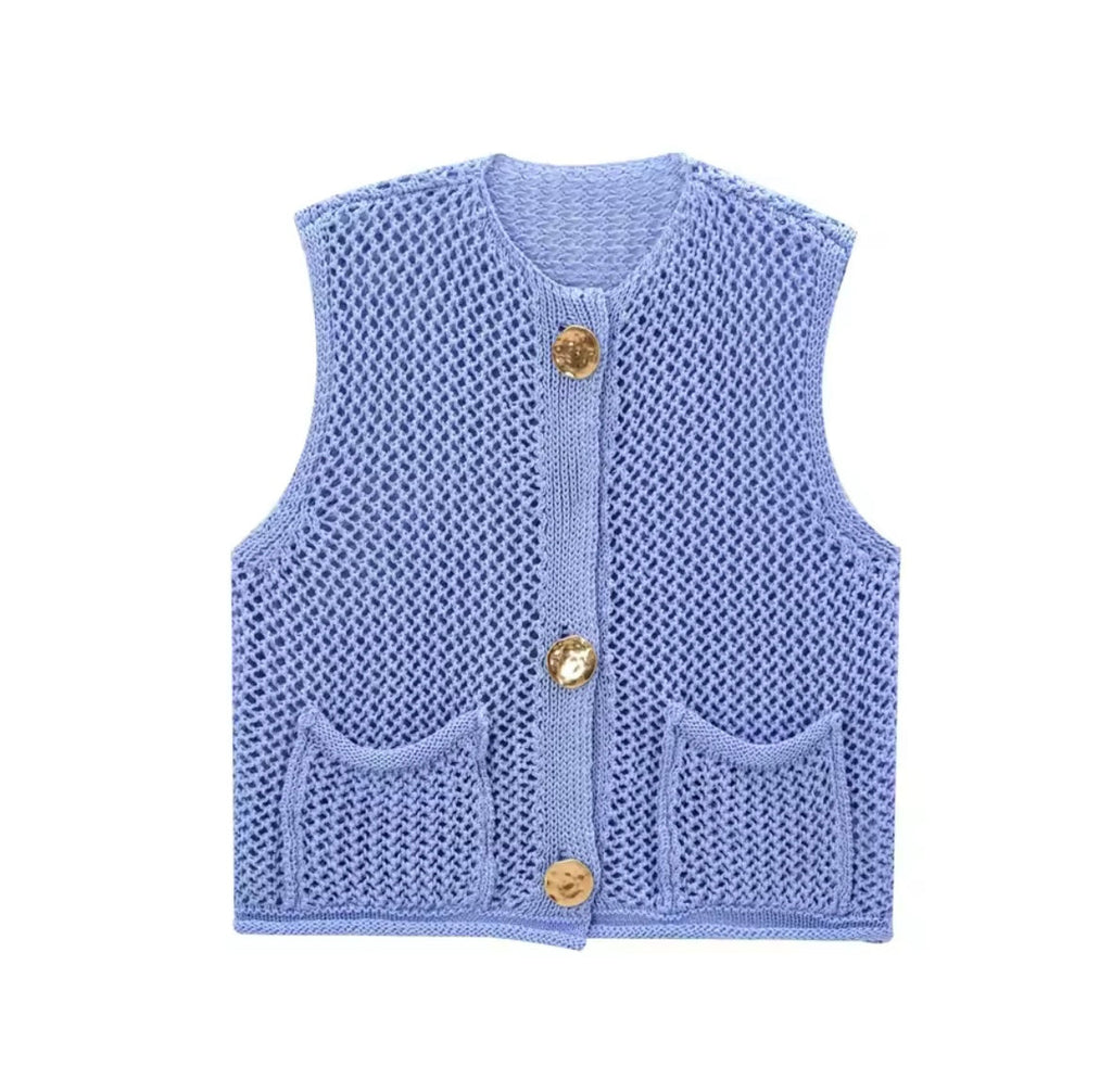 Knitted vest