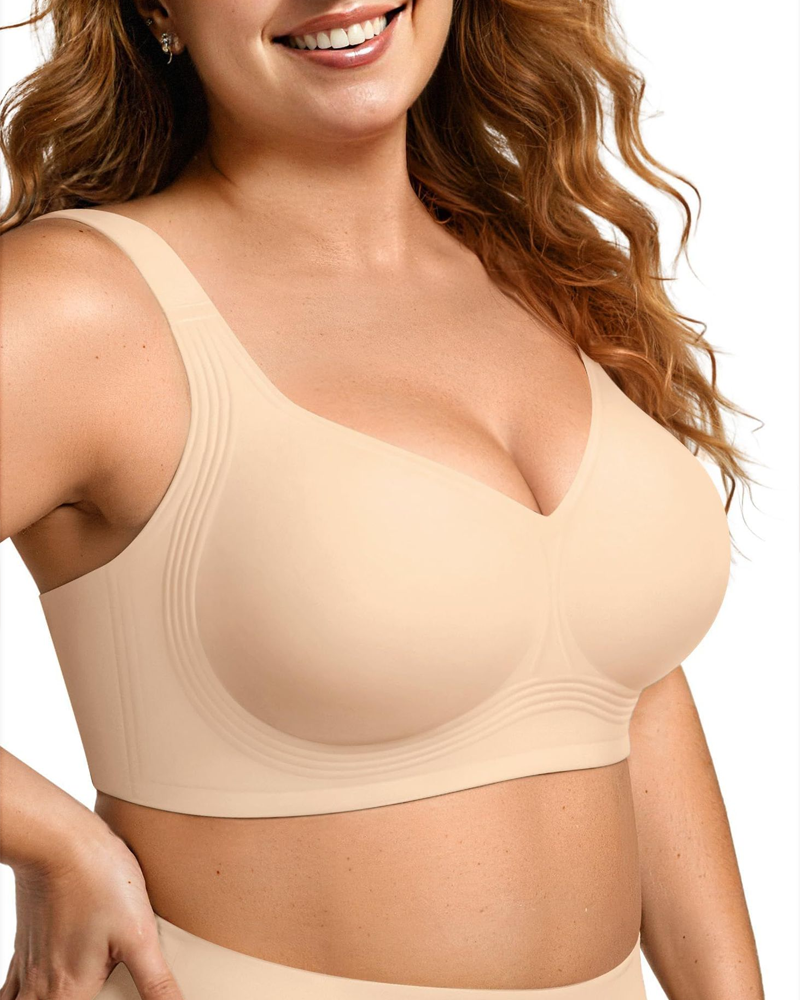 Women's Wire-Free Jelly Bra Nude