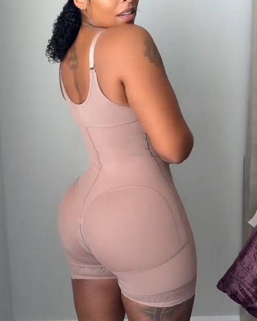 Front Zip Comfort Tummy Shaping Full Body Shaper