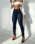 Butt-Lifting High Waist Stretch Skinny Jeans