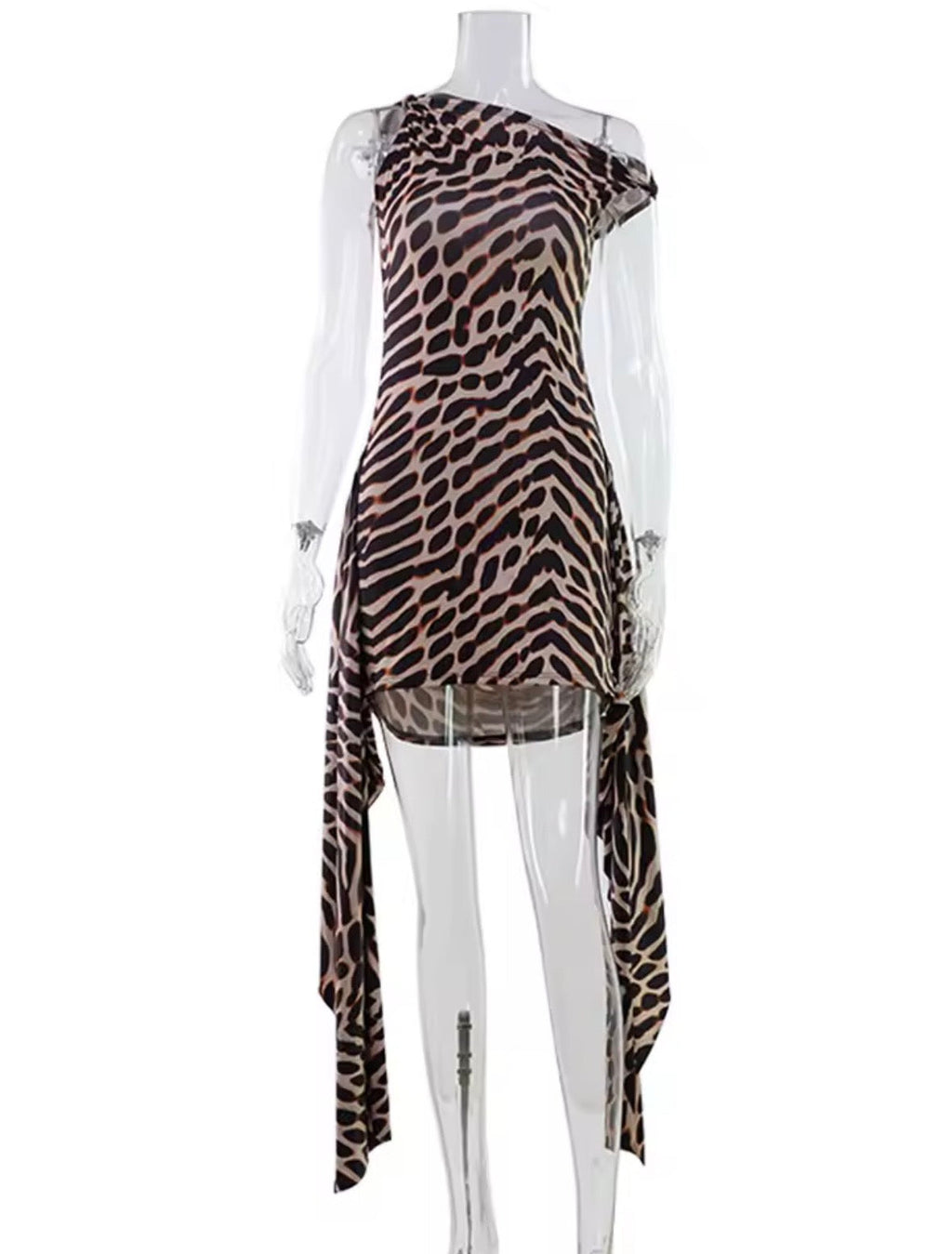 Animal print dress