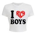 Rich Boys White Crop Top
