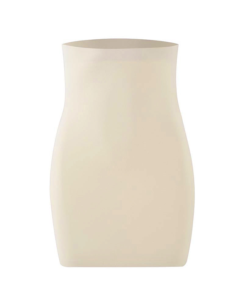 Seamless Butt-Lifting Shapewear Skirt Beige