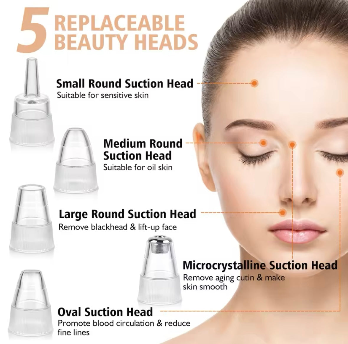 Electric blackhead remover
