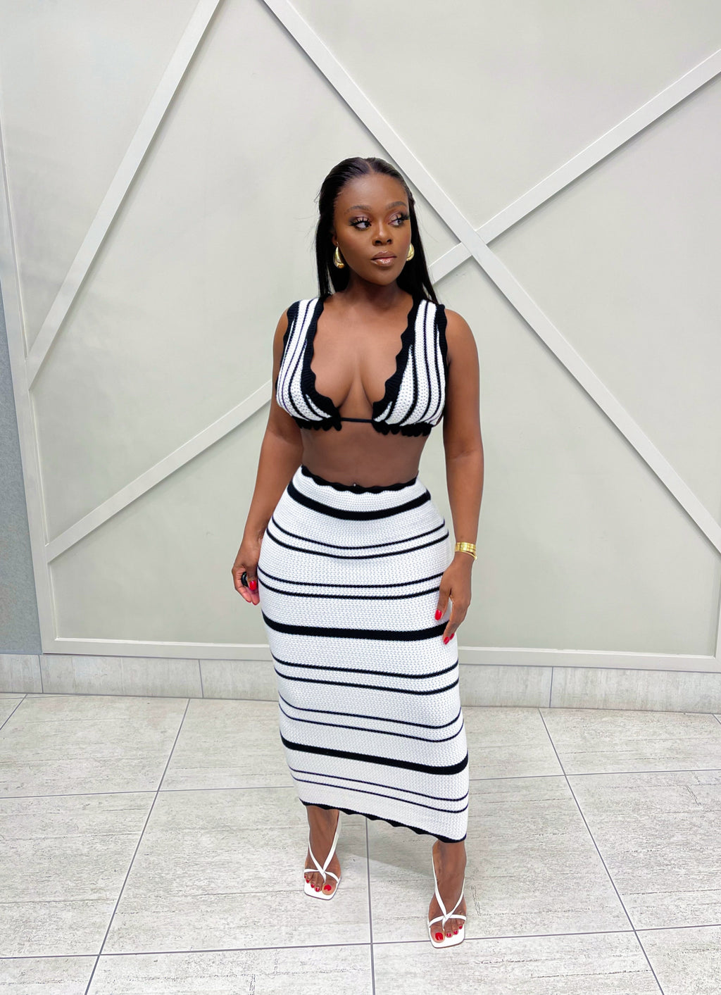 “GINA” KNIT TWO PIECE SET