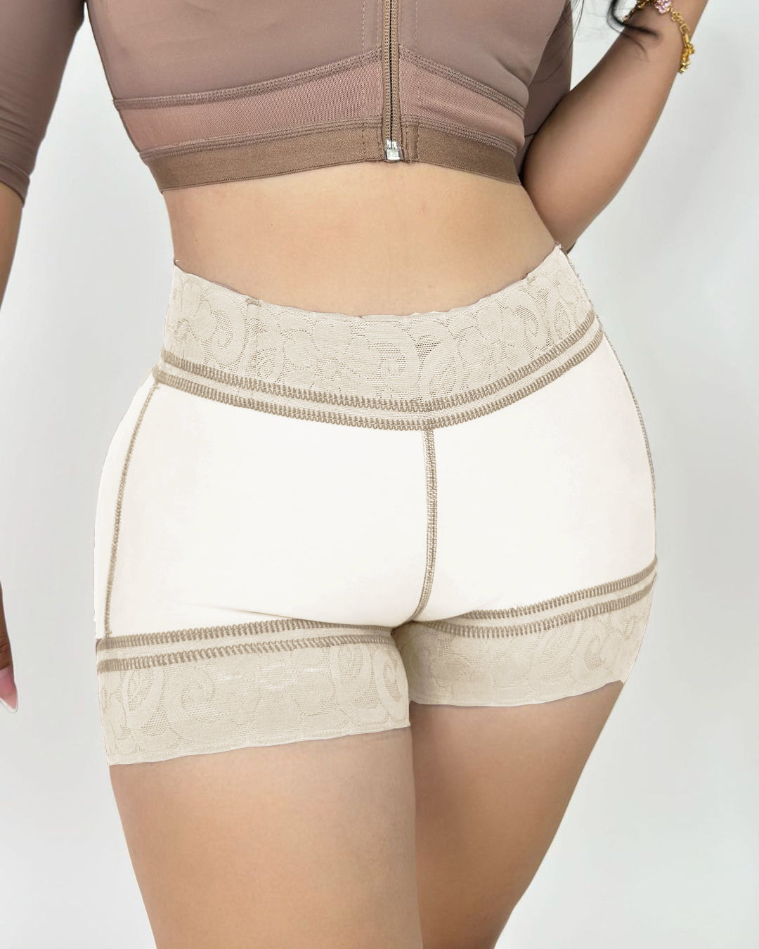 Seamless Butt Lift Shaper Shorts Beiges
