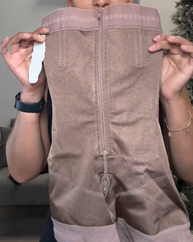Front Zip Butt Lifter Body Shaper