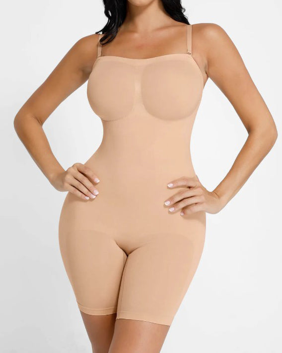 Women's Seamless Comfort Shapewear with Straps Tan