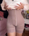 Tummy Shaping Steel Boned Strapless Shapewear RosyBrown