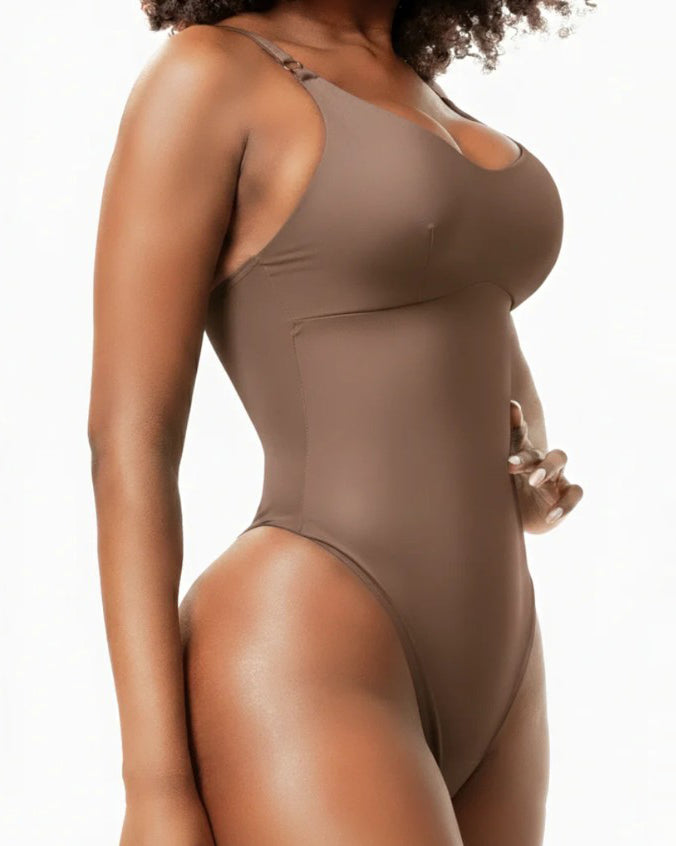 Women's Shiny Tummy Control Bodysuit