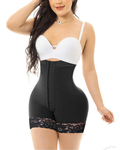 Detachable Strap Butt Lifting Shaping Shorts Black