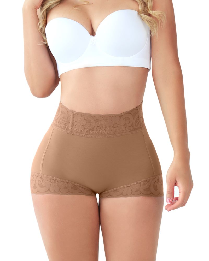 Women High Waisted Sculpting Tummy Control Butt Lifter Shorts Peru