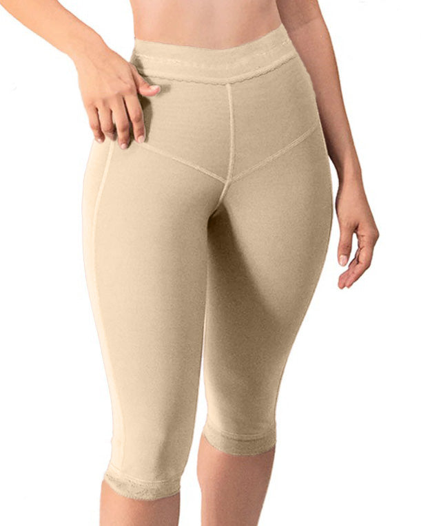 Women's Hip-Lifting Mid-Length Shaping Pants Tan
