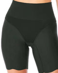 Fashion Stretch Seamless Curvy Shorts Black