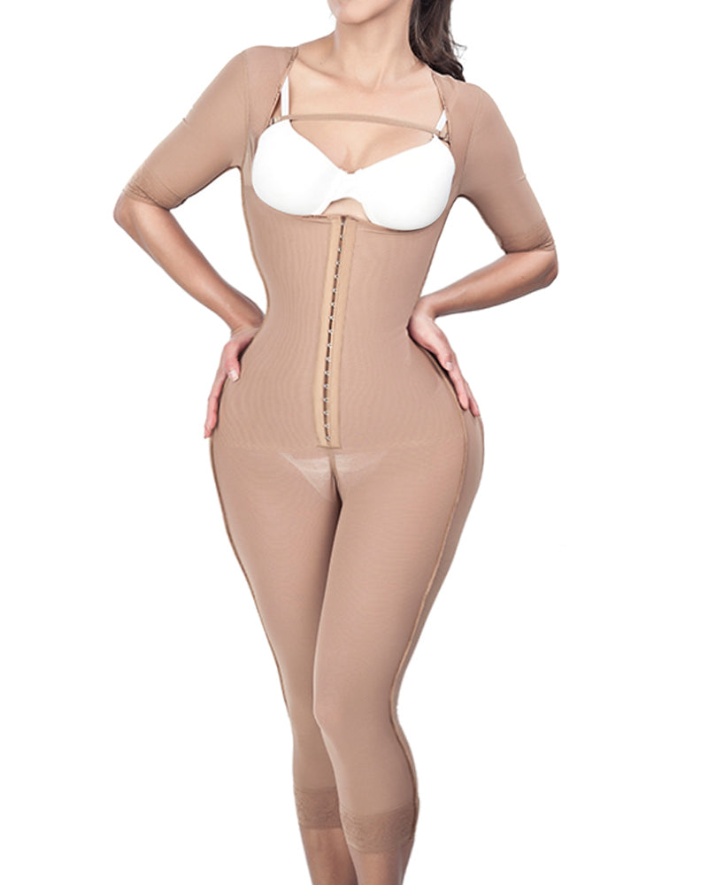Women Postpartum Tummy Control Slimming Shapewear Tan