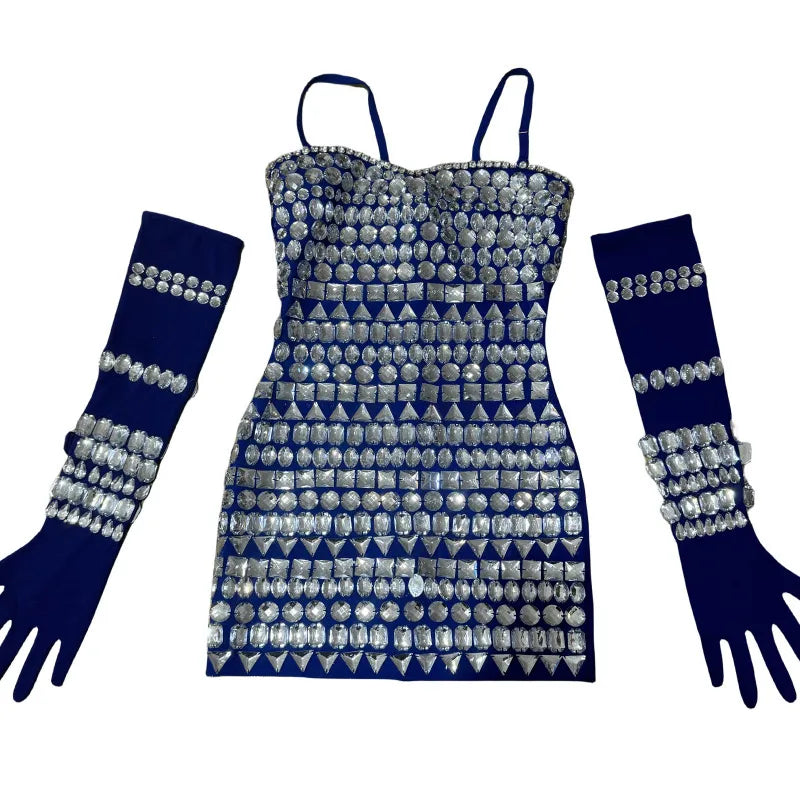 Tabitha Bodycon Mini Dress Blue