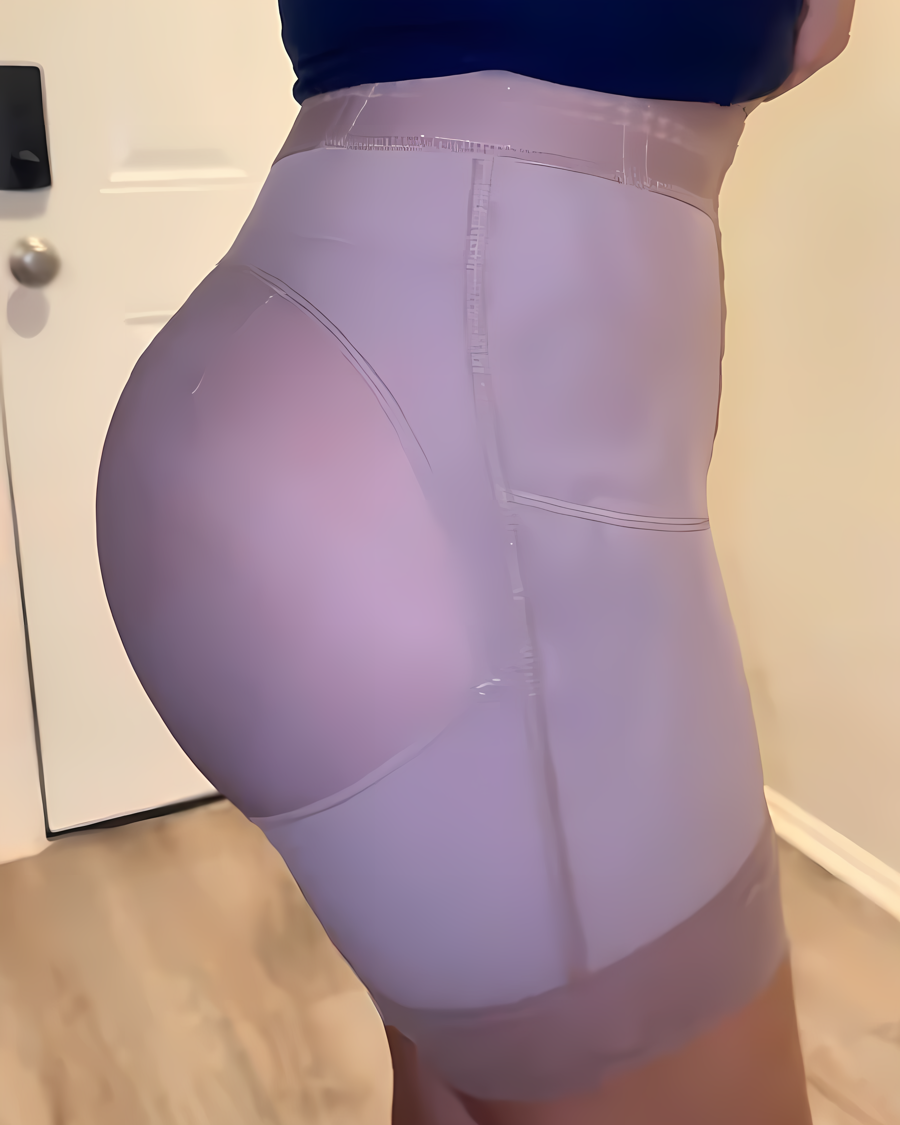 4 Rows Hook Eye High Rise Tummy Sculpting Shorts