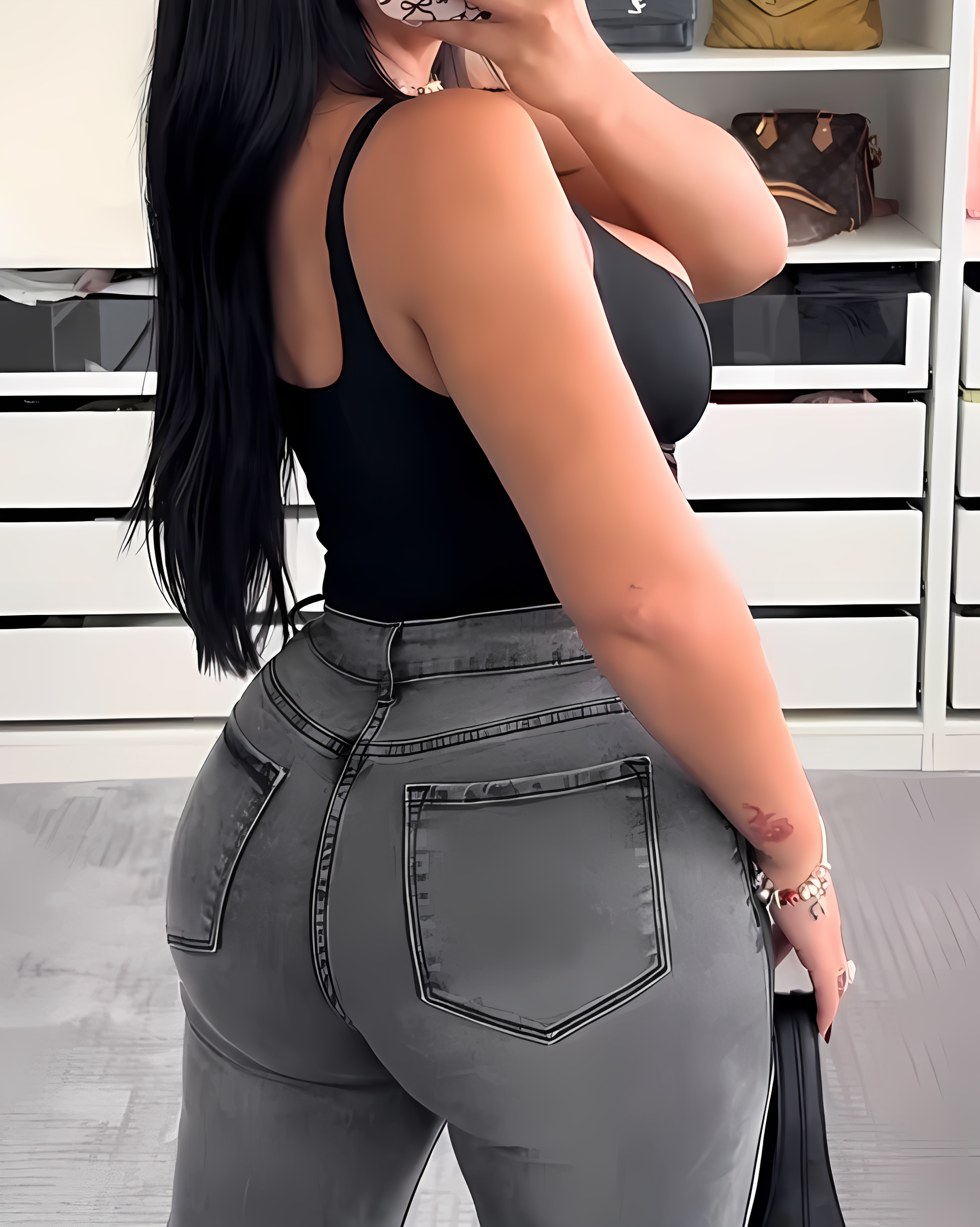 Women's V-Neck Tummy Controlling Bodysuit
