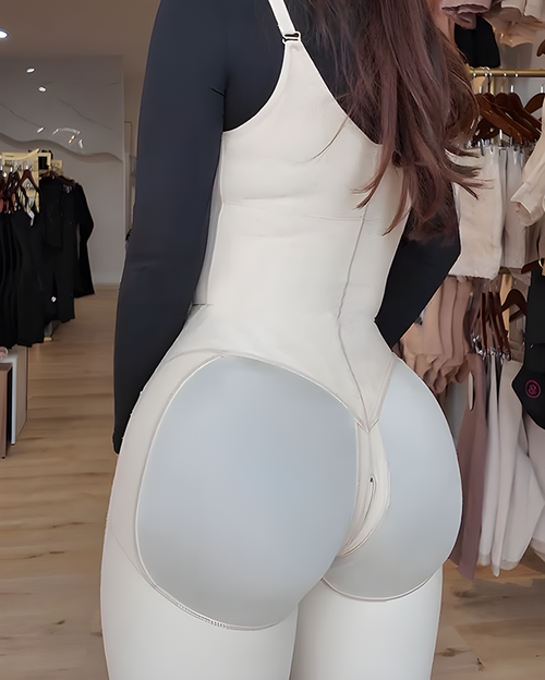 3 Row Hook and Eye Sleeveless Body Shaper