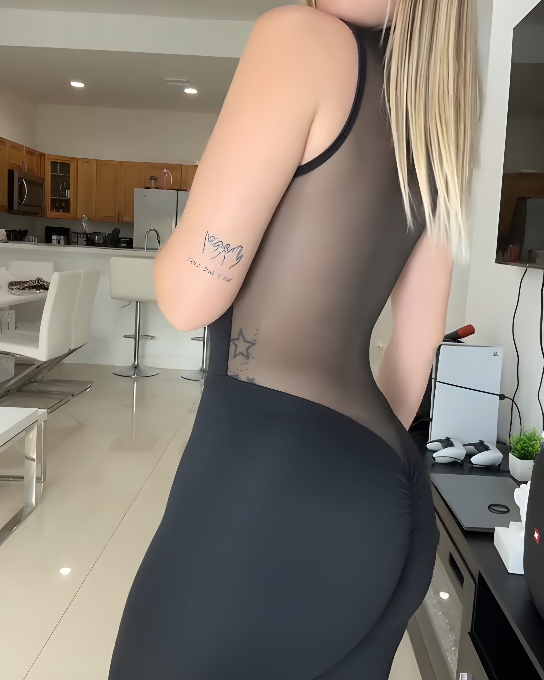 Front Zipper Lapel Mesh Slimming Bodycon Jumpsuit