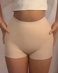 Seamless Comfortable Women's Hip-Lifting Shaping Shorts Tan
