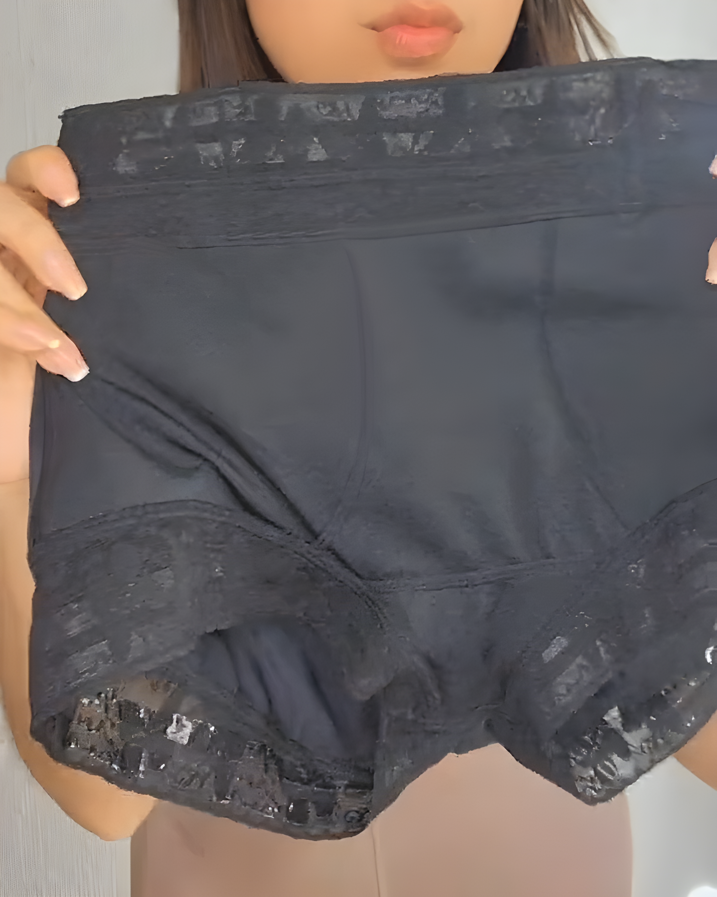 Women's Lace Trim Tummy Control Shorts