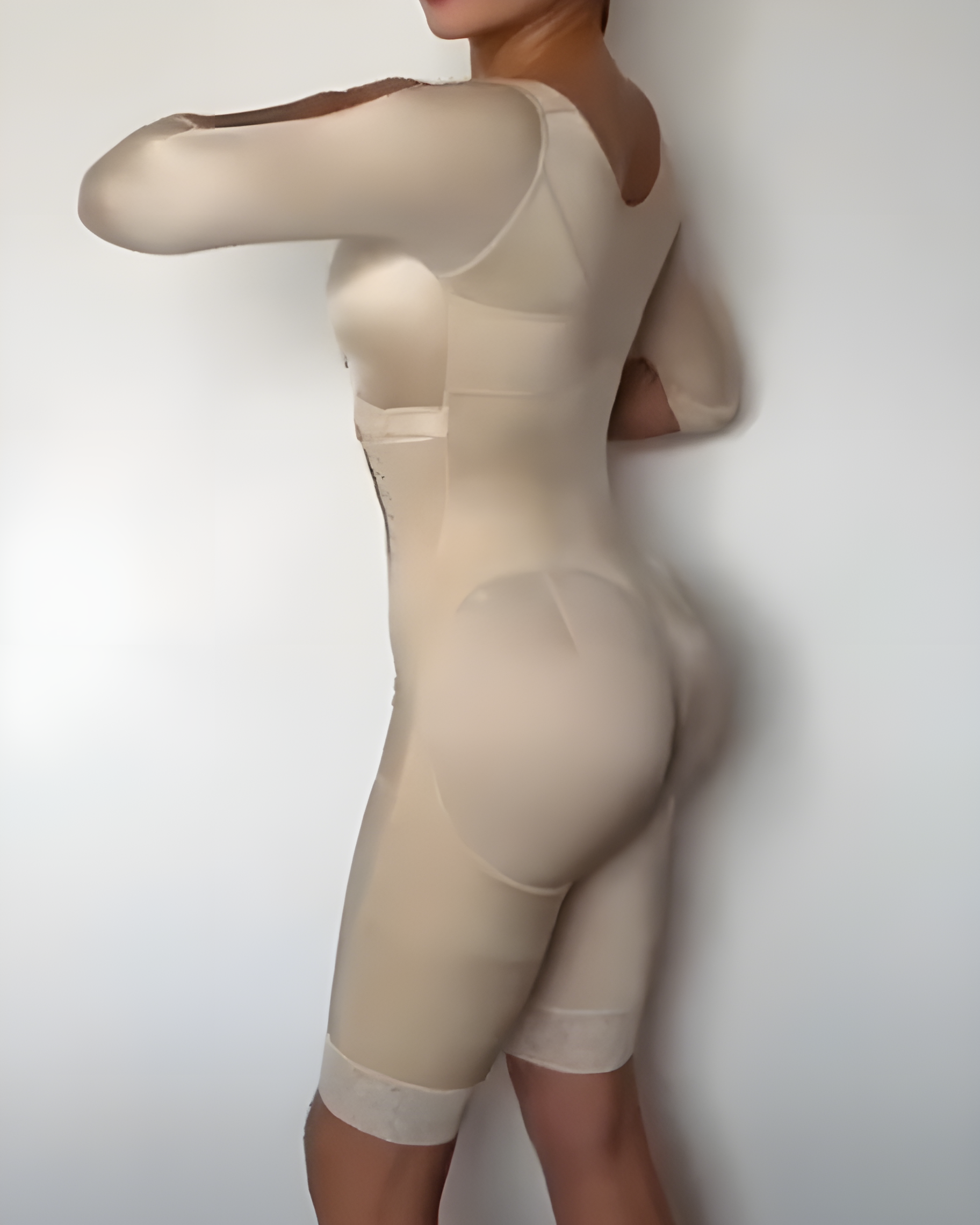 Comfort Mid-Length Sleeve Tummy Shaping Body Shaper