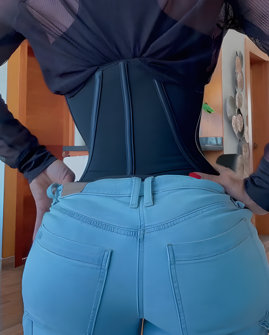 Strong Abdominal Hourglass Shaping Open Chest Waist Trainer